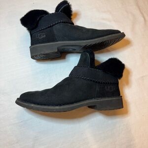 UGG Black Suede Women's Boots